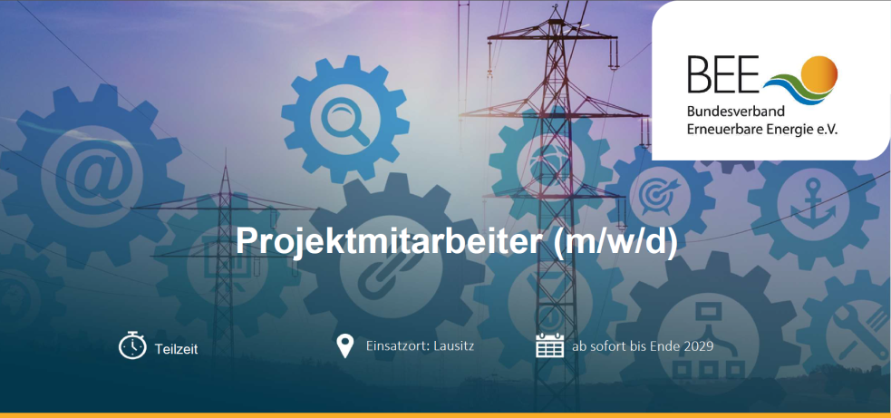 Stellenausschreibung Projektmitarbeiter