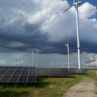 PV-Anlagen in Kombination mit Windenergieanlagen