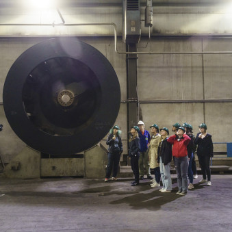 Exkursion und Begehung des Kraftwerks Schwarze Pumpe.